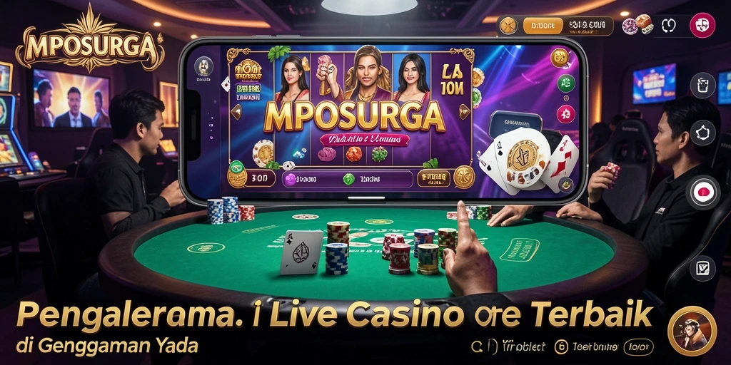Tampilan gameplay Live Casino yang menarik di MPOSURGA.