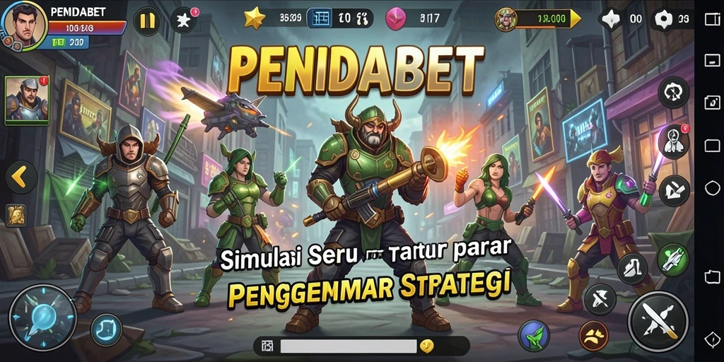 Tangkapan layar gameplay PENIDABET menampilkan misi seru dan interaksi antar pemain.