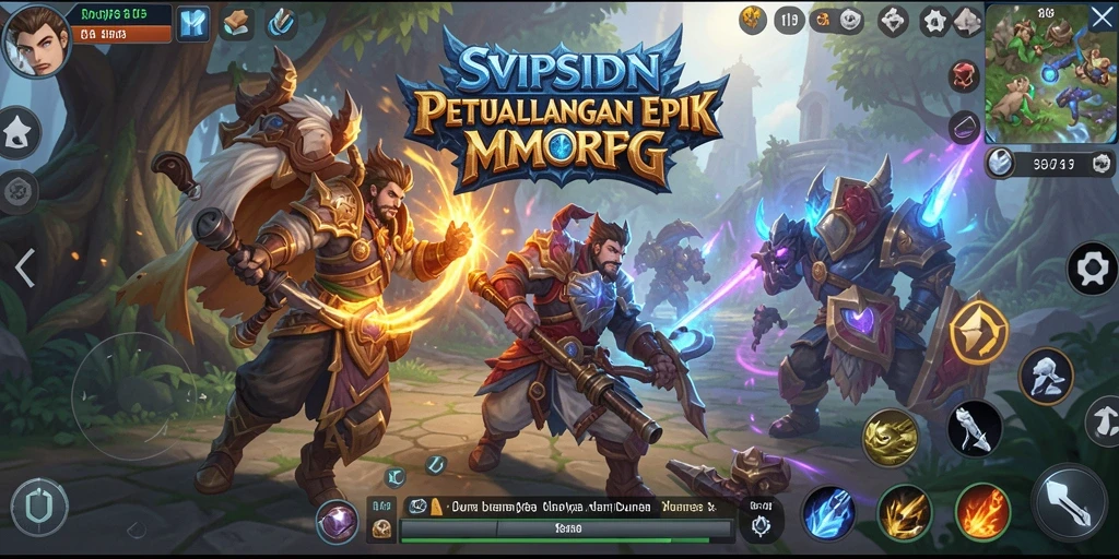 Screenshot menampilkan aksi seru dalam gameplay SVIPSIDN.